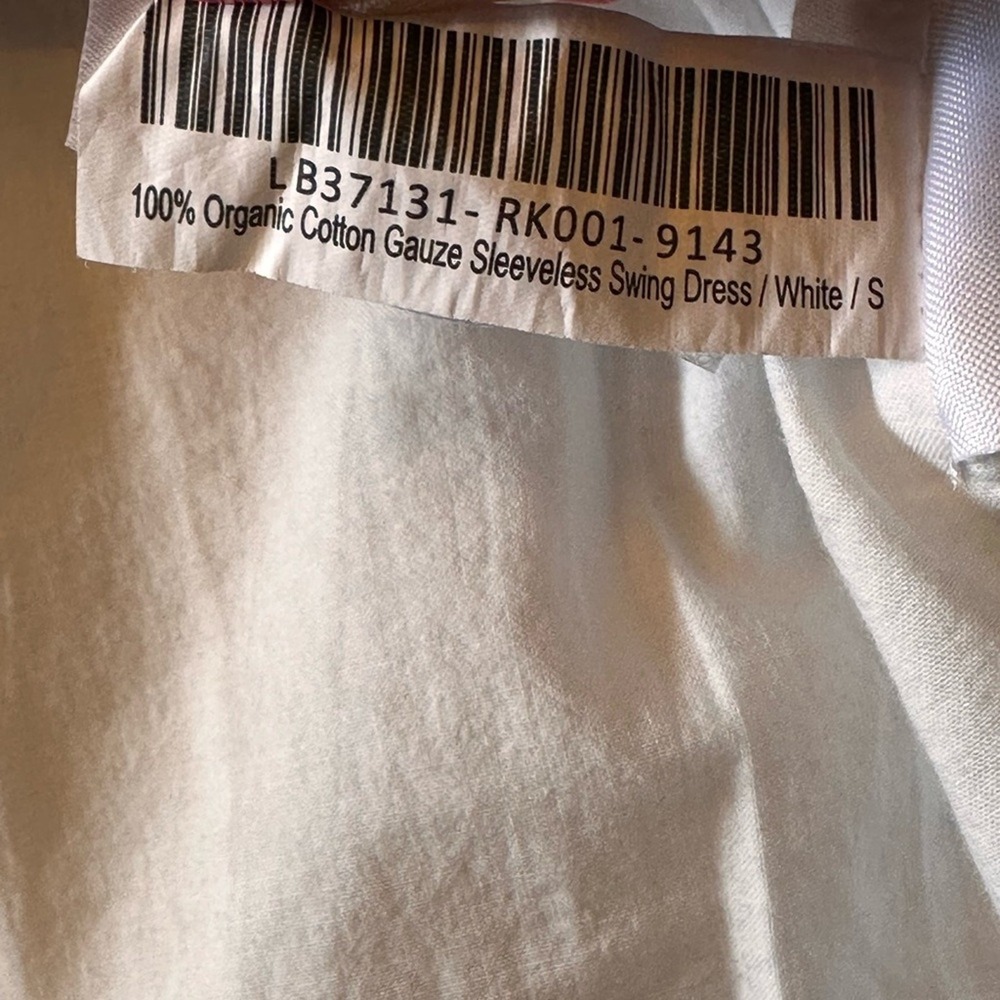 Quince NWOT SZ XSM white flax linen cotton swing dress‎ mini - Picture 14 of 16